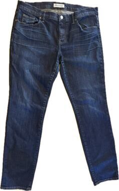 Madewell Jeans Womens Size 32 Blue Dark Wash Skinny Slim Stretch 5-Pocket